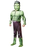 Rubie's 640839S Marvel Avengers Hulk Deluxe - Kostüm für Kinder, S (3-4 Jahre), Grün