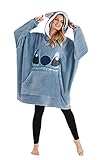 Disney Oversize Pullover Damen, Lilo und Stitch Kuschel Kapuzenpullover Damen und Teenager -...