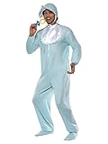 Smiffys Herren Baby Kostüm, Jumpsuit, Haube und Lätzchen, Größe: One Size, 28602