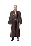 Kostor Anakin Skywalker Cosplay Kostüme für Erwachsene Braun M