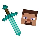 Disguise Minecraft Sword and Mask Costume Set, Official Minecraft Costume Accessories for Kids, One...