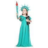 Corset Lady Liberty Kleid Kostüm - Freiheitsstatue Krone und Kostüm,Lady Liberty Kleider für...