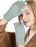 QICEDER Winterhandschuhe für Damen Touchscreen Handschuhe Strick Fingerhandschuhe Sport Warm und...