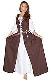 MAYLYNN 14261-M - Mittelalter Kostüm Magd Bäuerin Celia Kleid, Größe M