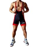 Gymskop Herren Wrestling Singuletts Athletic Supporters Slim Fit Sport Bodysuit Einteilige...