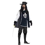 NET TOYS D'Artagnan Herrenkostüm Musketier Kostüm L 52/54 Die DREI Musketiere Mittelalterkostüm...