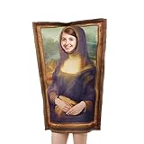 Hujinkan Künstler kostüm Mona Lisa, Lustige Kostüme Für Erwachsene, Scream Berühmte Gemälde...