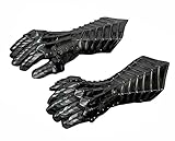 WARRIORPOINT Mittelalterliche schwarze Nazgul Unisex-Erwachsene Stulpen Rüstungshandschuhe...
