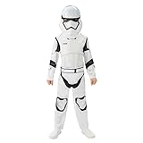 Rubie's 3620267 - EP7 Stormtrooper classic child, 5/6 jahre (M), weiß/schwarz Halloween