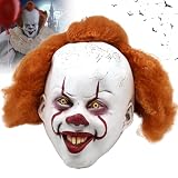 Halloween Clown Maske, Halloween gruselige Maske, Horror Clown Maske, Clown Latex Maske, Gruselige...