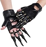 IBLUELOVER Halloween Kostüm Freddy Krüger Handschuh Scherenhände Attentäter Cosplay Kleidung...