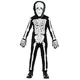 Widmann - Kinderkostüm Skelett, Day of the Dead, Skeleton, Halloween, Faschingskostüme, Karneval
