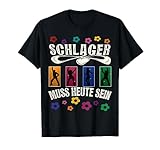 Retro Schlager Kostüm das Outfit zur Schlagerparty T-Shirt