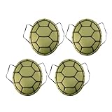 NUOBESTY 4-Teiliger Schildkrötenpanzer-Rucksack Halloween-Kostüm für Kinder...