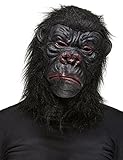 DEGUISE TOI Gorilla Vollgesichtsmaske für Erwachsene - Schwarz