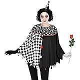 'HARLEQUIN' (poncho) - (One Size Fits Most Adult)