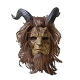 DKaony Halloween Maske, Die Schöne und das Biest Gesichtsbedeckung Biest Kostüm Cosplay Party...