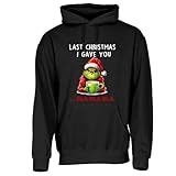 Lustig bedruckter Grinch Hoodie | Unisex Pullover, Kapuzenpullover, Sweatshirt,Pulli, Sprücheshirt,...