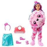 Barbie HJL59 - Cutie Reveal Puppe mit Faultier-Kostüm, Traumland Fantasie-Serie mit...