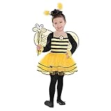 (PKT) (997651) Child Girls Ballerina Bee Costume (3-4yr)