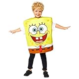 Amscan - Kinderkostüm Spongebob Schwammkopf, quadratischer Anzug, Serie, Karneval, Motto-Party