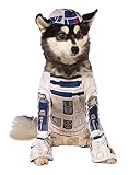 Rubie‘s Star Wars R2-D2 Hundekostüm, Lang, Hals bis Schwanz 22“, Brust 23“