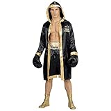 'WORLD BOXING CHAMPION' (hooded robe, shorts, belt, boxing gloves) - (M/L)