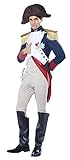 California Costumes Napoleon-Kostüm für Herren, Mehrfarbig/Meereswellen (Ocean Tides), S