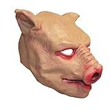 Rubie s BM370 – Maske Schwein Latex, Einheitsgröße