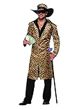 FORUM Herren Old School Funky Leopard Jacke und Mütze, siehe abbildung, Standard
