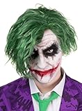 Verbrecherclown Perücke - Böser Harlekin - Joker - Kostüm-Zubehör Karneval, Halloween &...