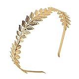 Römische Göttin Haarreif, XCOZU Damen Haarband Gold Kopfschmuck Braut, Mädchen Lorbeerkranz...