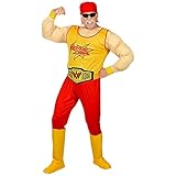 W WIDMANN MILANO Party Fashion - Kostüm Wrestling Champ, Muskelshirt, Hose, Gürtel,...