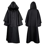 QCCOSER Uchiha Itachi Mantel Anime Cosplay Kostüm für Kinder Erwachsener Unisex, Cosplay Halloween...