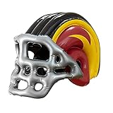 Widmann 04833 - Aufblasbarer Footballhelm, Schwarz/Gelb/Rot, American Football, Hut, Kostüm,...