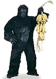 Carnival Toys 25990 - Gorilla, Herrenkostüm, Kopf und Füße separat, Universal L-XXL