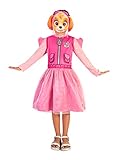Ciao- Skye costume disguise girl official Paw Patrol (Size 3-4 years) with mask, Rosa