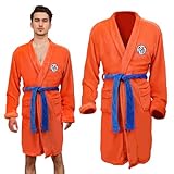 Zophlly Dragon Bademantel Herren, Ball Bademantel Anime Cosplay Erwachsener, Orange Robe Pyjamas...