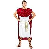 tectake dressforfun Herrenkostüm Trojaner Achilles | Langes Gewand in antikem Design | Angenähter,...