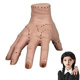 ASSUGO Wednesday Hand Halloween, Halloween deko gruselig eiskaltes händchen,Realistic Scarred Latex...