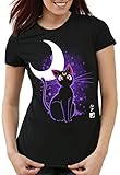 style3 Luna Damen T-Shirt Moon mondstein Japan Sailor, Größe:XL