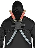 Funidelia | Samurai Schwert Set für Herren und Damen Japan, Geisha, Samurai, Ninja - Farben: Weiß,...