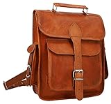Gusti Leder Rucksack - Eleanor Lederrucksack Damen und Herren - Moderne Rucksäcke - Rucksack Laptop...