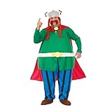 Chaks cs964195/L Kostüm Majestix aus Asterix und Obelix, Lizenzprodukt, 6-teiliges Set, Größe L