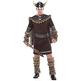 (PKT) (997044) Adult Mens Viking Warrior Costume (Extra Large)