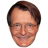 Karl Lauterbach (Glasses) Maske aus Karton