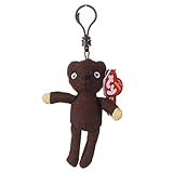 Ty Mr. Beans Teddy Clip-On 10 cm - Kinder Schlüsselanhänger, Niedlicher & Bequemer...