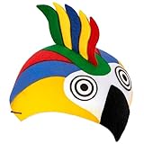 Widmann 11752 - Hut Papagei für Kinder, aus Filz, Maske, Tier, Mottoparty, Karneval