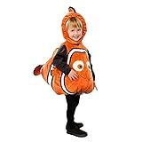 Abhpjuy Kostüm für Kinder Halloween Kostüm Finding Nemo Clownfisch-Kleidung Weihnachten Karneval...
