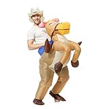 EONPOW Aufblasbares Kostüm Halloween Cosplay Party Cowboy Fasching Karneval Erwachsene Kostüme